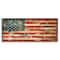 Stupell Industries Patriotic Collaged Flag Framed Giclee Art